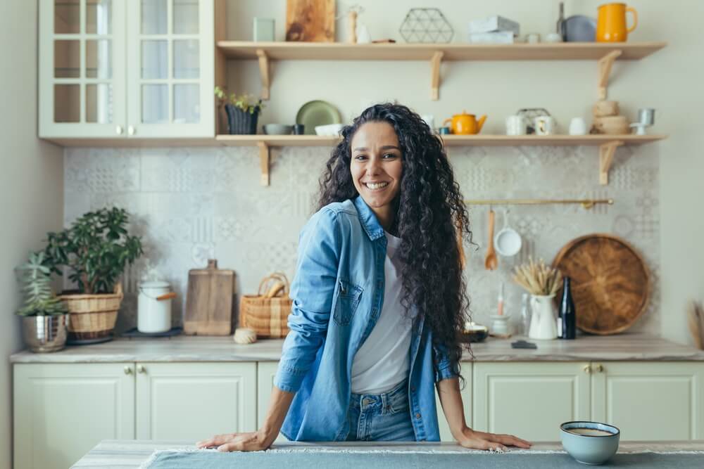 Hispanic Female in Kitchen (1)